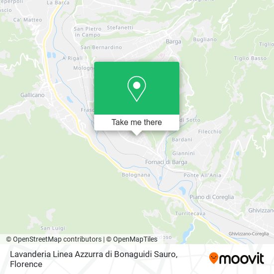 Lavanderia Linea Azzurra di Bonaguidi Sauro map