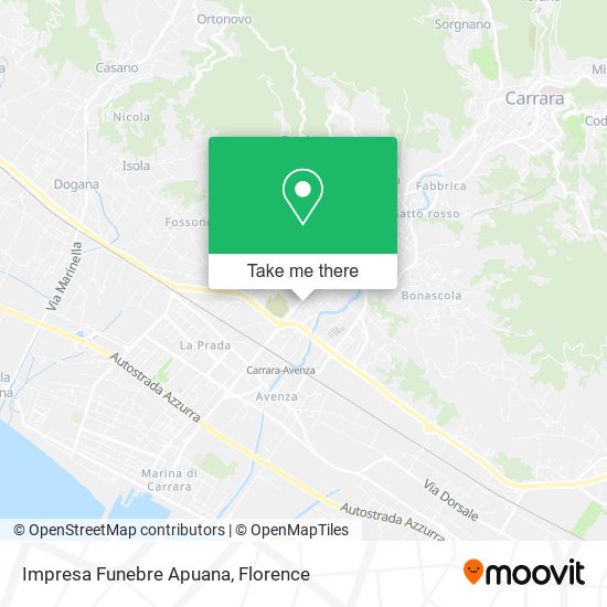 Impresa Funebre Apuana map
