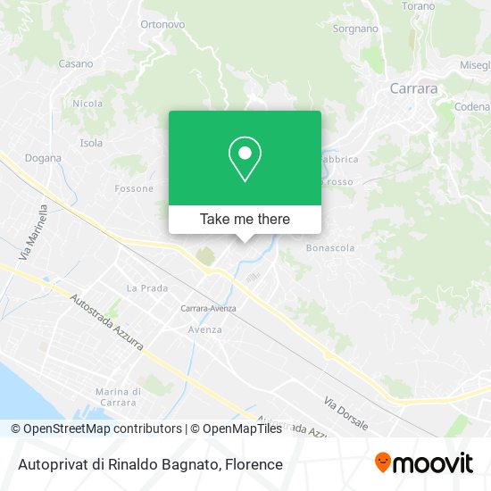 Autoprivat di Rinaldo Bagnato map