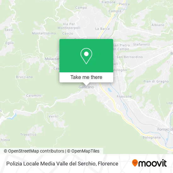 Polizia Locale Media Valle del Serchio map