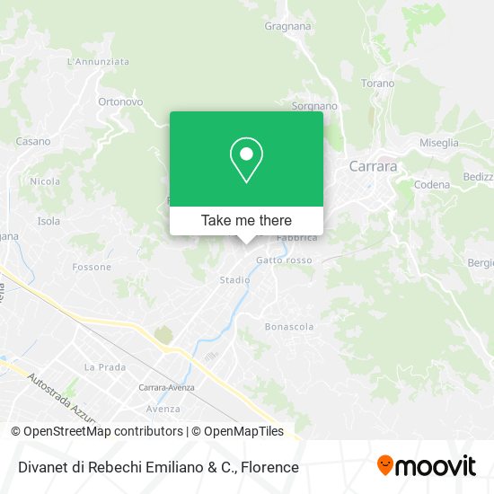 Divanet di Rebechi Emiliano & C. map