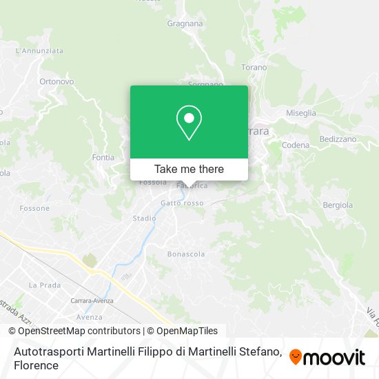 Autotrasporti Martinelli Filippo di Martinelli Stefano map