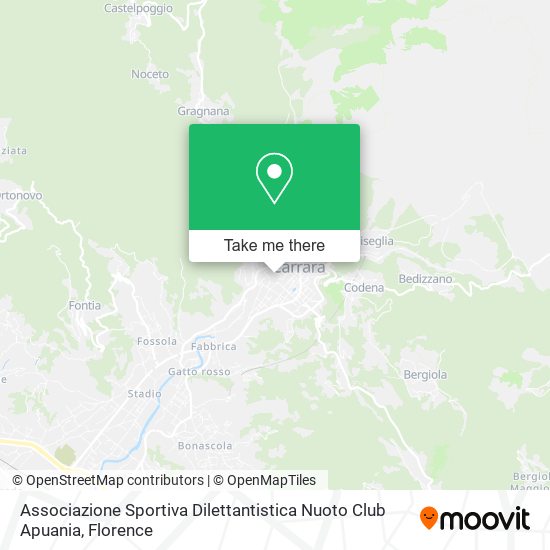 Associazione Sportiva Dilettantistica Nuoto Club Apuania map