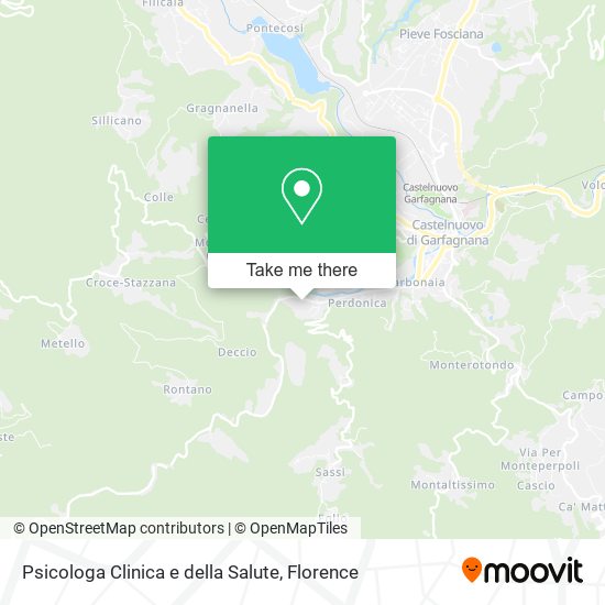 Psicologa Clinica e della Salute map