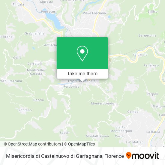 Misericordia di Castelnuovo di Garfagnana map