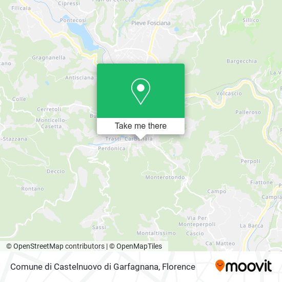 Comune di Castelnuovo di Garfagnana map
