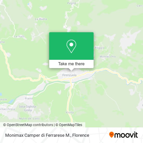 Monimax Camper di Ferrarese M. map