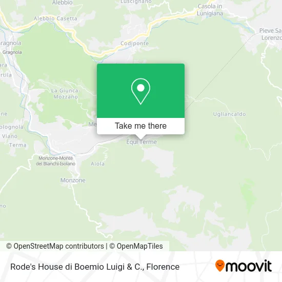 Rode's House of Boemio Luigi & Co. map