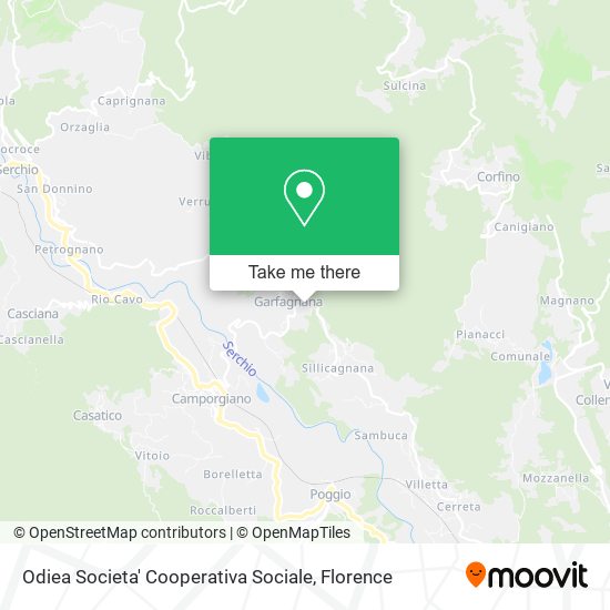 Odiea Societa' Cooperativa Sociale map