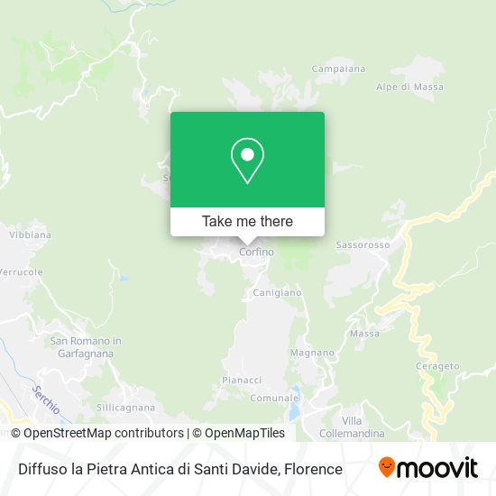 Diffuso la Pietra Antica di Santi Davide map