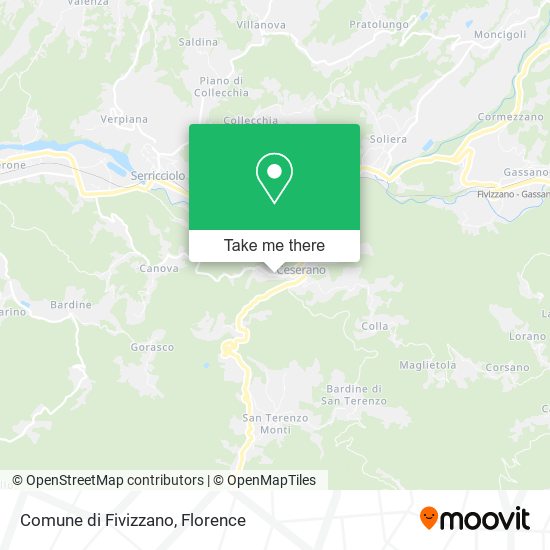 Comune di Fivizzano map