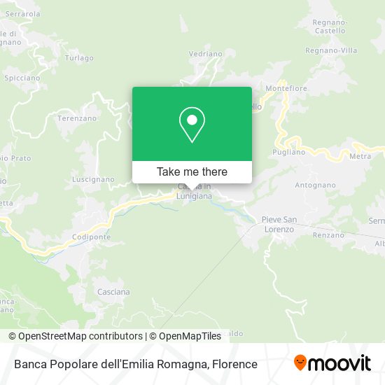 Banca Popolare dell'Emilia Romagna map