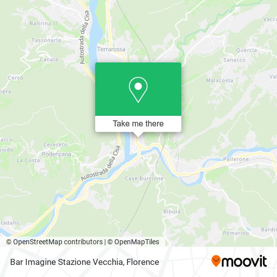 Bar Imagine Stazione Vecchia map