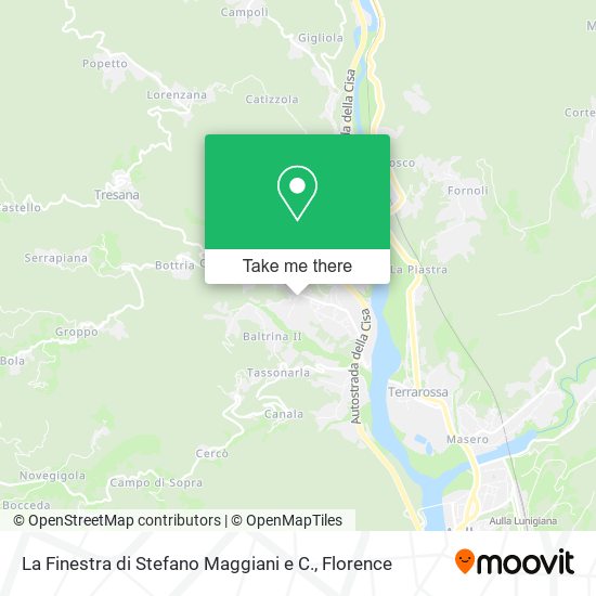La Finestra di Stefano Maggiani e C. map