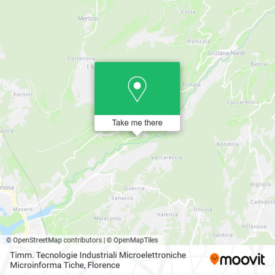 Timm. Tecnologie Industriali Microelettroniche Microinforma Tiche map