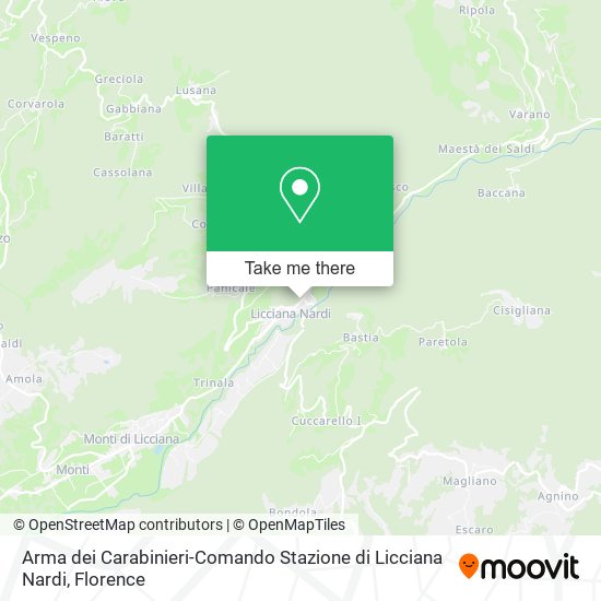 Arma dei Carabinieri-Comando Stazione di Licciana Nardi map