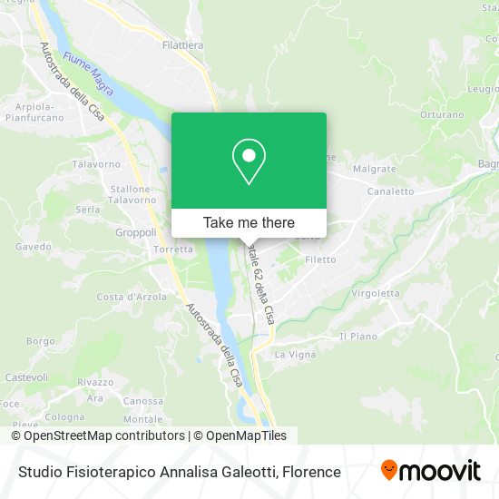 Studio Fisioterapico Annalisa Galeotti map