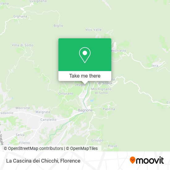La Cascina dei Chicchi map