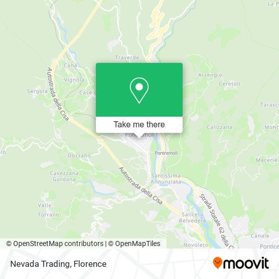 Nevada Trading map