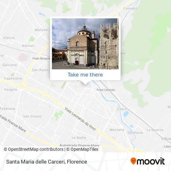 Santa Maria delle Carceri map