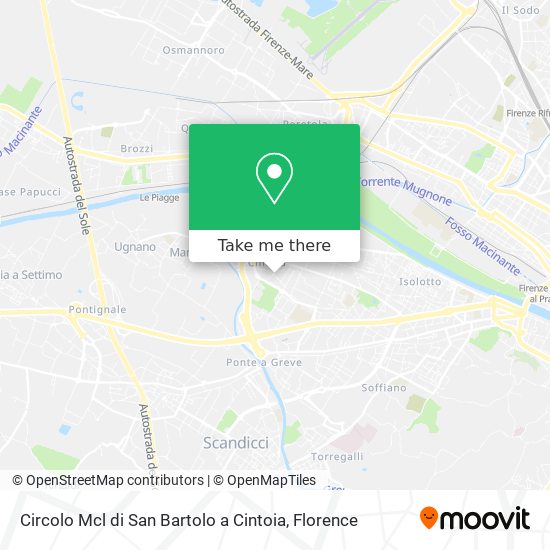 Circolo Mcl di San Bartolo a Cintoia map