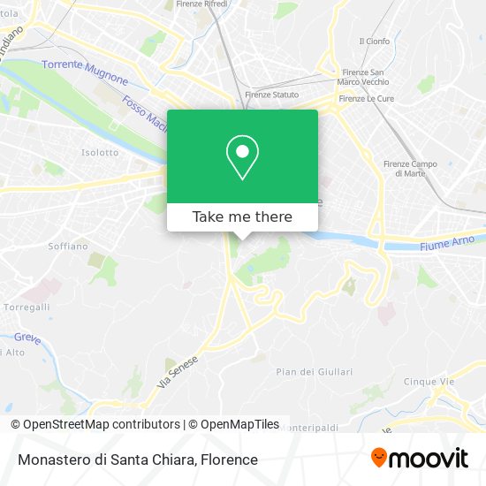 Monastero di Santa Chiara map