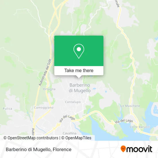 Barberino di Mugello map