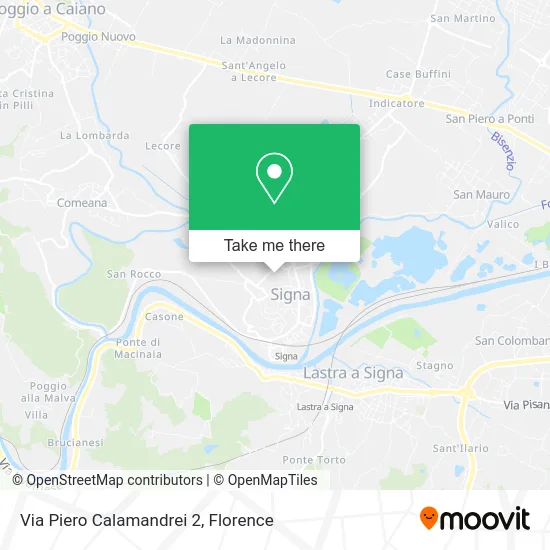 Via Piero Calamandrei  2 map