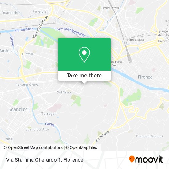 Via Starnina Gherardo 1 map