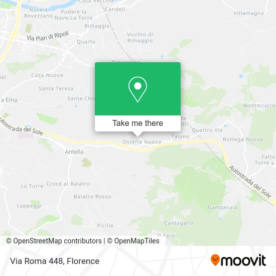 Via Roma  448 map