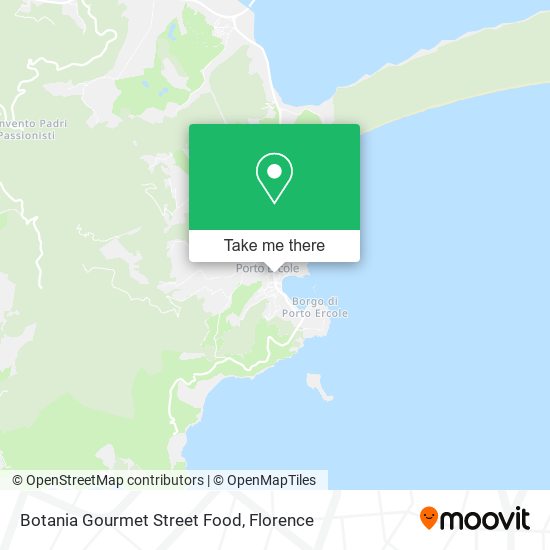 Botania Gourmet Street Food map