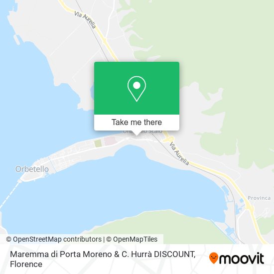 Maremma di Porta Moreno & C. Hurrà DISCOUNT map