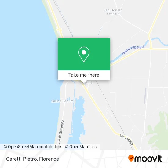 Pietro Caretti map