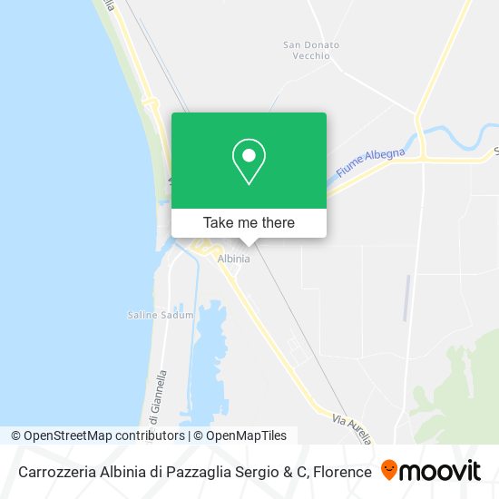 Carrozzeria Albinia di Pazzaglia Sergio & C map