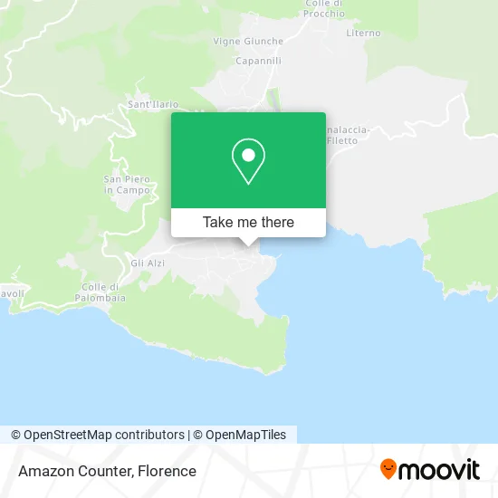 Amazon Counter map