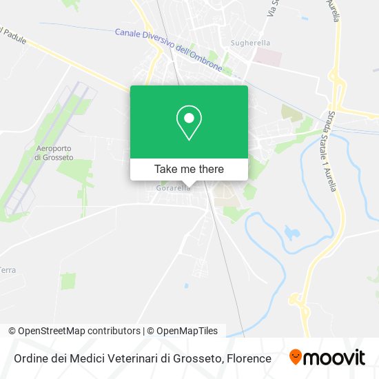 Ordine dei Medici Veterinari di Grosseto map