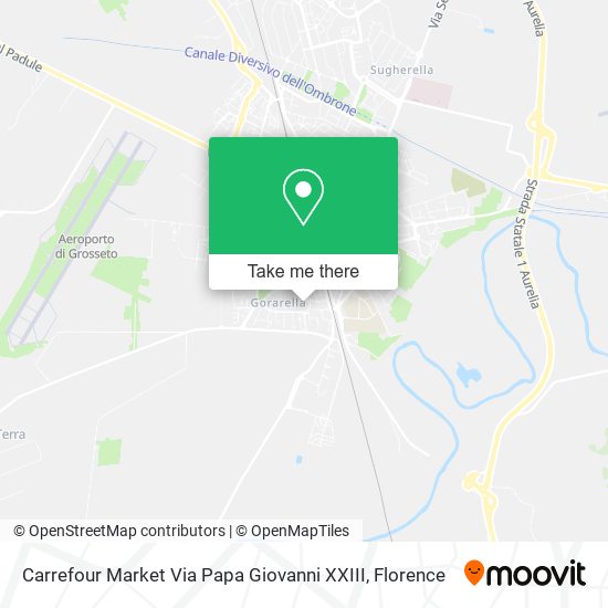 Carrefour Market Via Papa Giovanni XXIII map