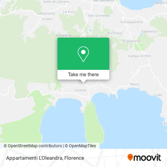Appartamenti L'Oleandra map