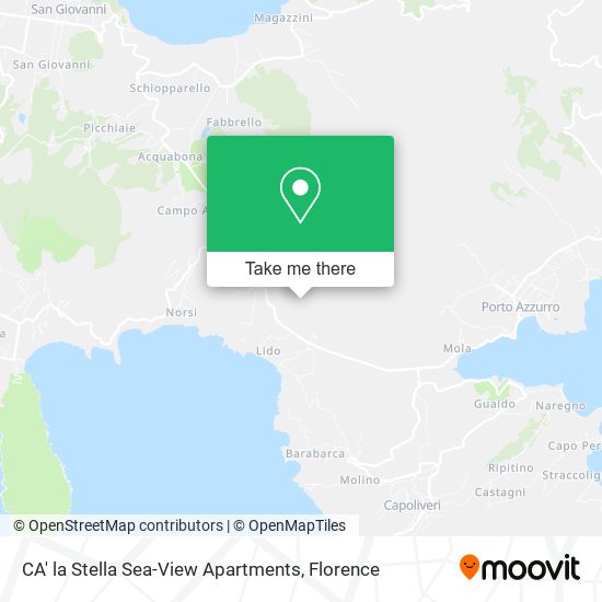 CA' la Stella Sea-View Apartments map