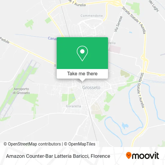 Amazon Counter-Bar Latteria Baricci map