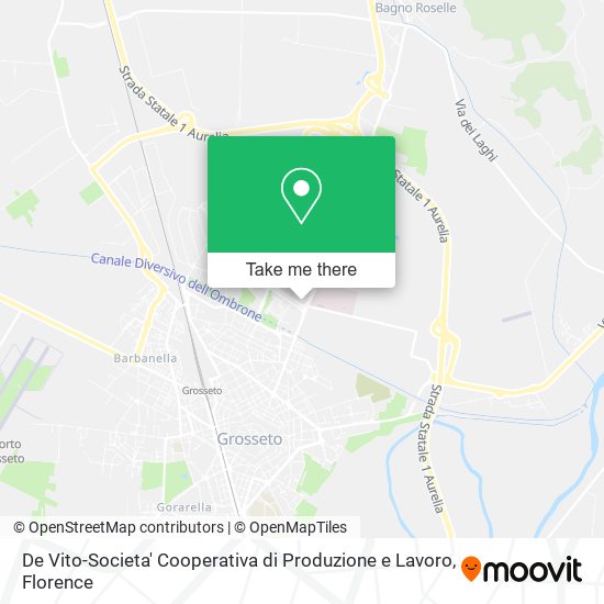 De Vito-Societa' Cooperativa di Produzione e Lavoro map