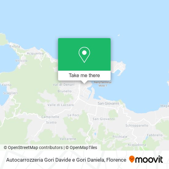 Autocarrozzeria Gori Davide e Gori Daniela map