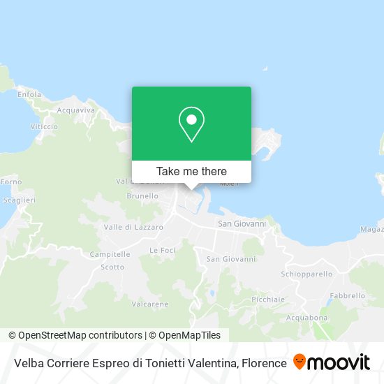 Velba Corriere Espreo di Tonietti Valentina map