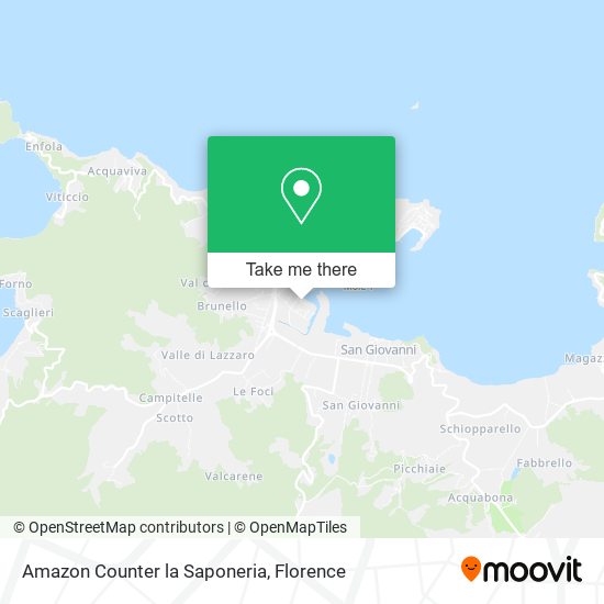 Amazon Counter la Saponeria map