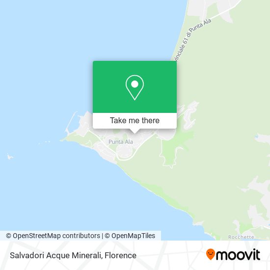 Salvadori Acque Minerali map
