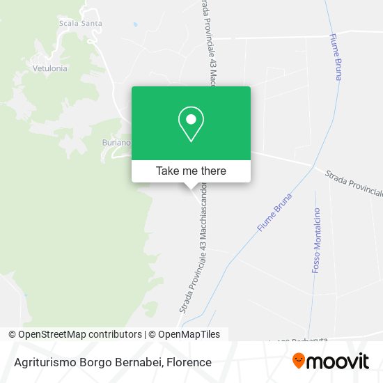 Agriturismo Borgo Bernabei map