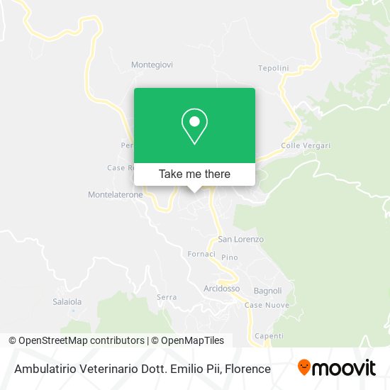 Ambulatirio Veterinario Dott. Emilio Pii map