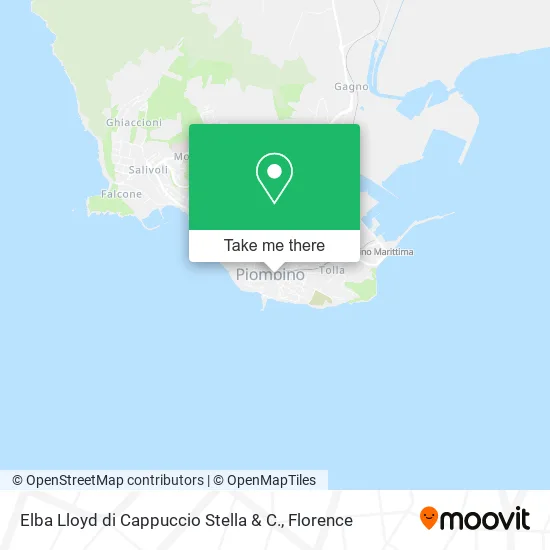 Elba Lloyd di Cappuccio Stella & C. map