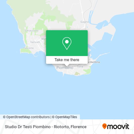 Studio Dr Testi Piombino - Riotorto map