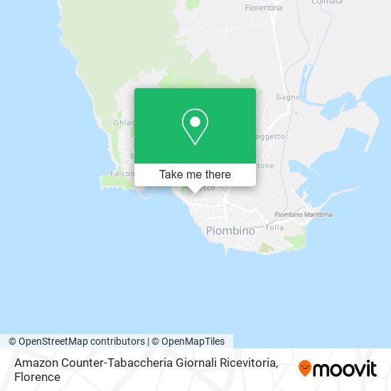 Amazon Counter-Tabaccheria Giornali Ricevitoria map